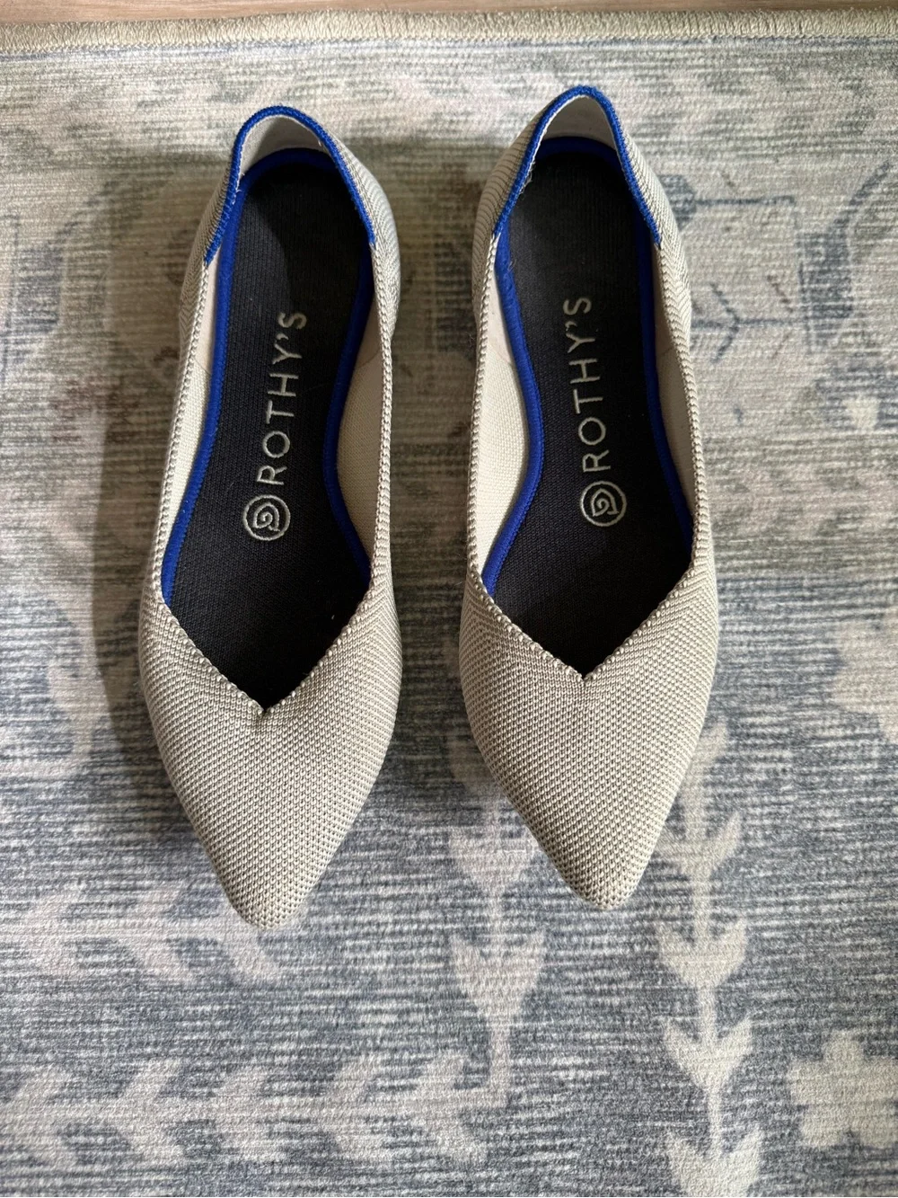Rothy's The Point in Birdseye Gray
